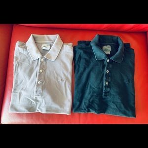 2 Lacoste Vintage Washed polos